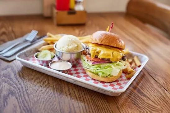 Cassell's hamburger ground and broiled to order