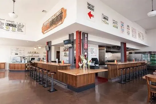 Cassell's counter inside the Hotel Normandie