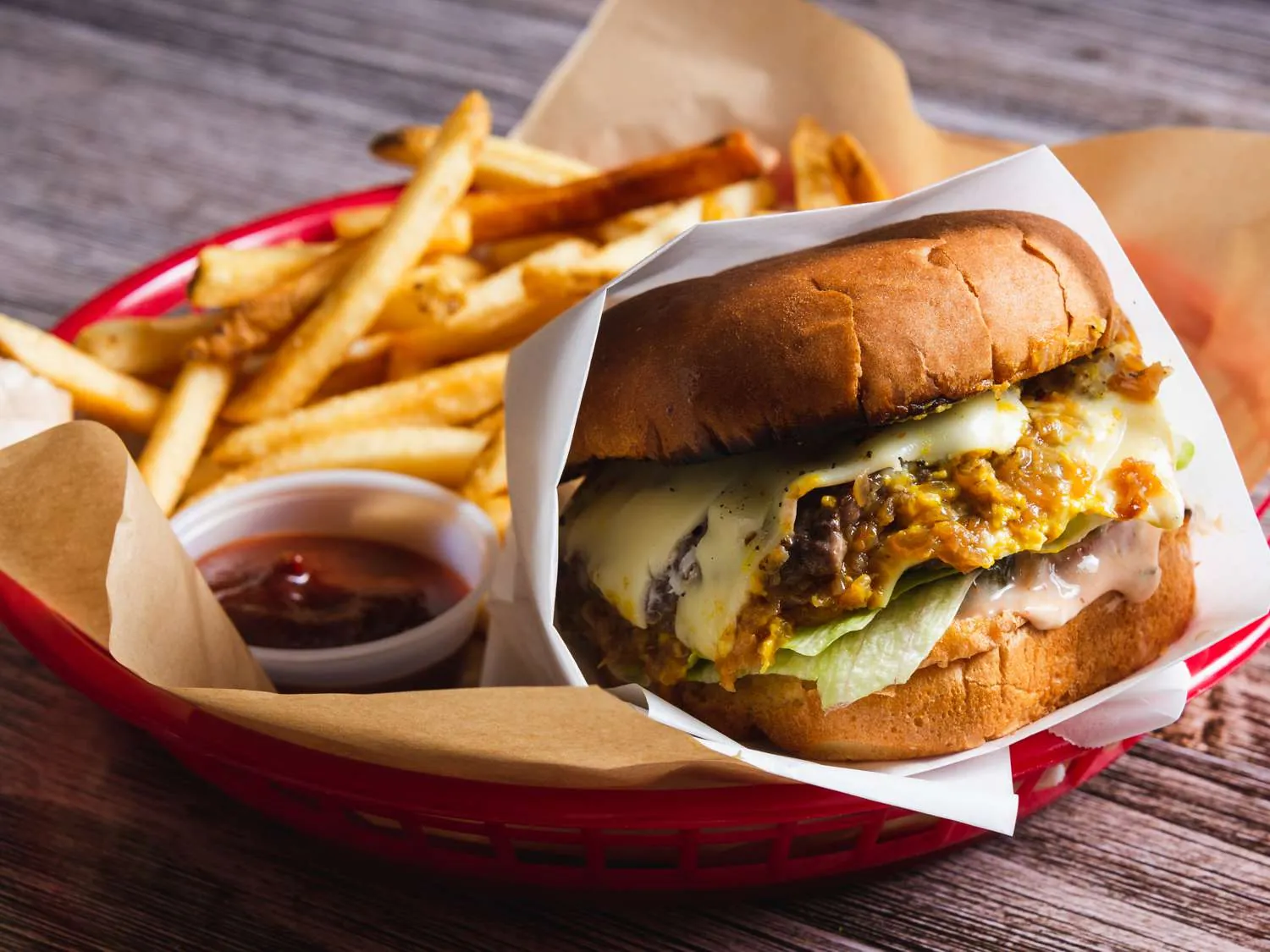 In-N-Out Double-Double Animal Style burger