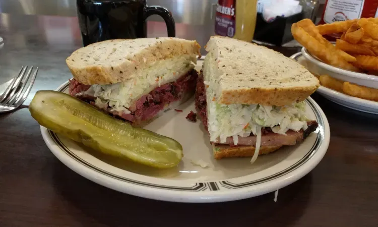 Langer's Deli number 19 pastrami sandwich