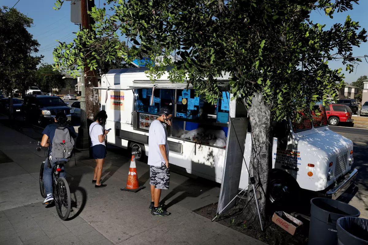 Mariscos Jalisco food truck in Boyle Heights
